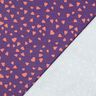 Sommarsweat hjärtan | Poppy Fabrics – lila/gammalrosa,  thumbnail number 3