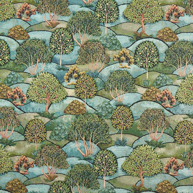 Dekorationstyg Gobeläng Landskapsmålning – grön,  image number 1