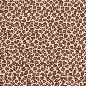 Bomullstyg Kretong Leo Klein – beige/brun, 