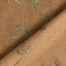 Fint manchestertyg glitterbroderi blommor – ljusbrun,  thumbnail number 5