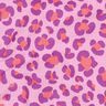 Muslin/Dubbel-krinkelväv färgglatt leopardmönster | Poppy Fabrics – pastellviolett/rödlila,  thumbnail number 2