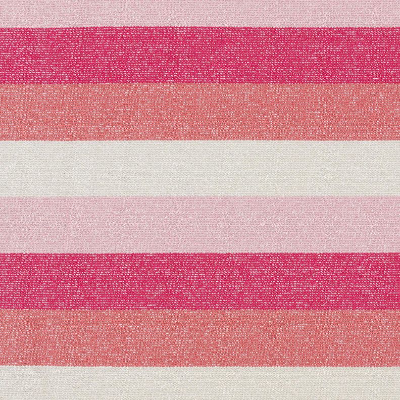 glitterjersey ränder – pink/korall,  image number 1