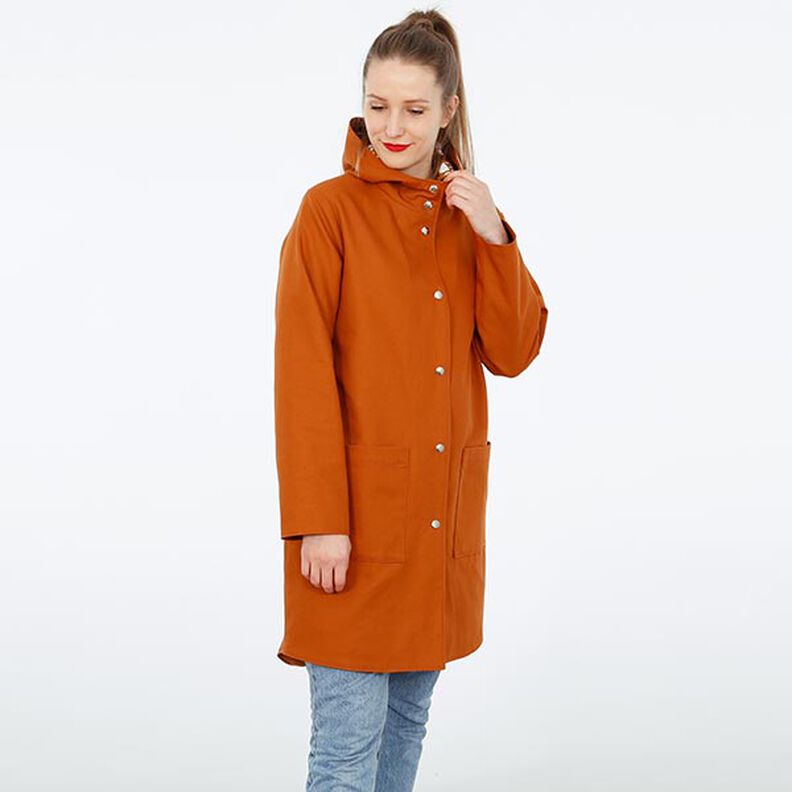 FRAU KARO - fodrad parkas med huva med påsydda fickor, Studio Schnittreif | XS - XXL,  image number 2