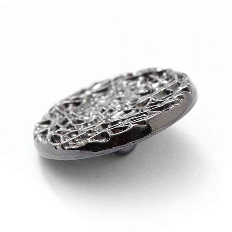 Metallknapp Meteor – silver metallic,  image number 2