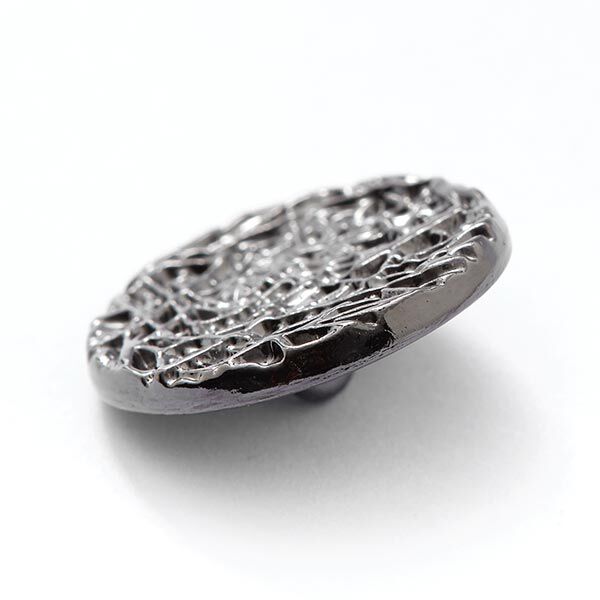 Metallknapp Meteor  – silver metallic,  image number 2