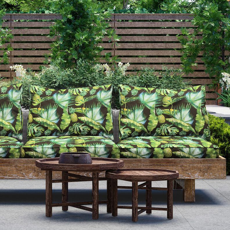 Outdoortyg Canvas Ananas – gräsgrönt/svart,  image number 6