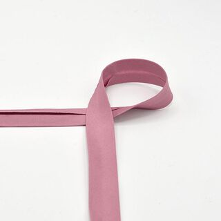 Skråband i bomull Poplin [20 mm] – gammalt rosa, 