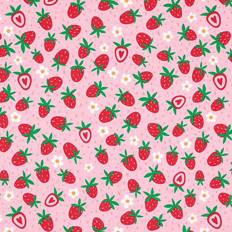 tygpaket jersey söta jordgubbar | PETIT CITRON – rosa,  image number 4