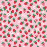 tygpaket jersey söta jordgubbar | PETIT CITRON – rosa,  thumbnail number 4