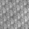 Stickat tyg metalliskt tryck abstrakt – silvermetallic/svart,  thumbnail number 1
