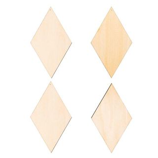 Trädekor Hänge Diamant Set[ 7-10  x 5-9 cm ] | Rico Design – natur, 