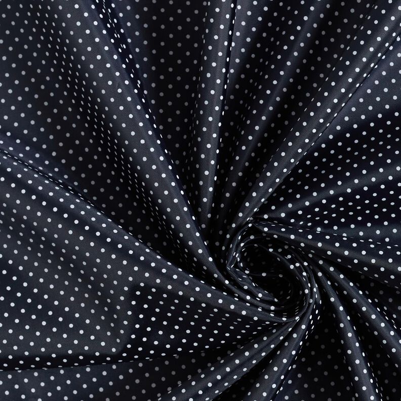 fodertyg polkadots – marinblått/vit,  image number 3