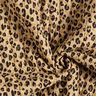 Muslin Quiltat tyg leo-tryck – beige/svart,  thumbnail number 4