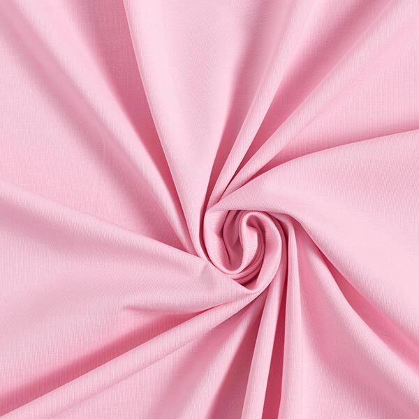 Bomullsjersey medium enfärgad – rosa,  image number 1