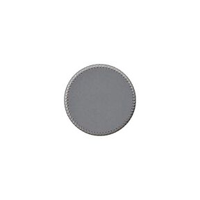 Metall-polyesterknapp med ögla [ 15 mm ] – grått, 