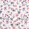 GOTS Bomullsjersey Akvarellblommor Digitaltryck – yllevit/pastellviolett,  thumbnail number 1