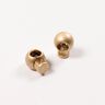 Snörstopp kula [2 st.] – guldmetallic,  thumbnail number 1