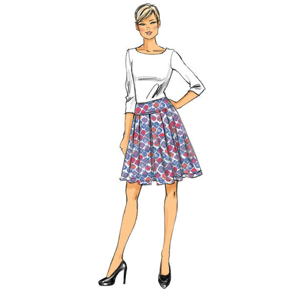 Kjol, Vogue 9090 | 34 - 50, image number 2