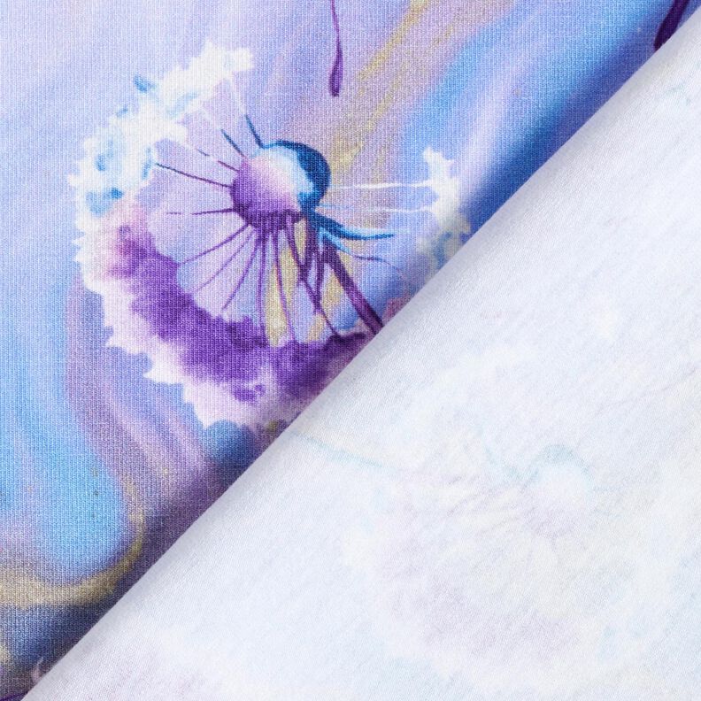 Bomullsjersey marmor-maskrosor | Glitzerpüppi  – fläder/lila,  image number 4