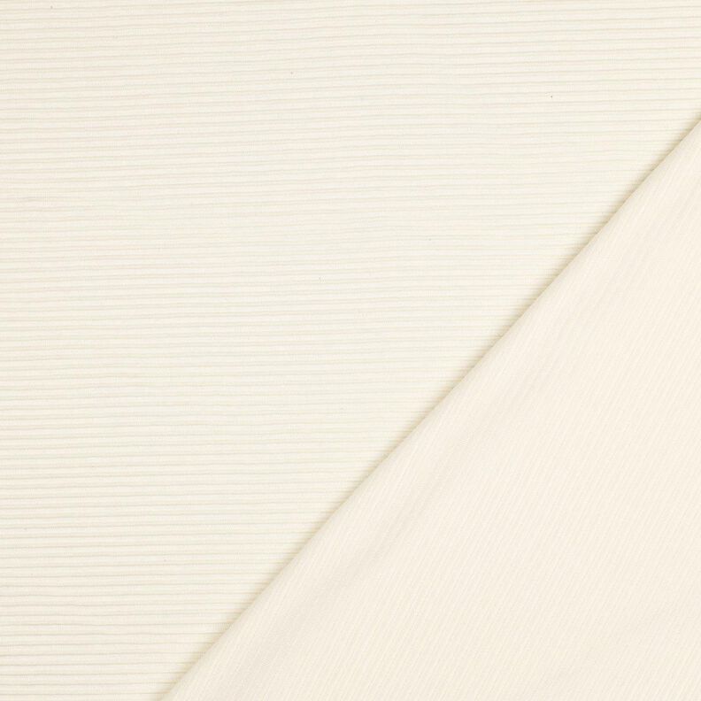 Ottoman Ribbad jersey Bomullsblandning – kräm,  image number 3