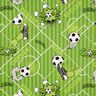 Dekorationstyg Halvpanama fotbollsmatch – grön,  thumbnail number 1