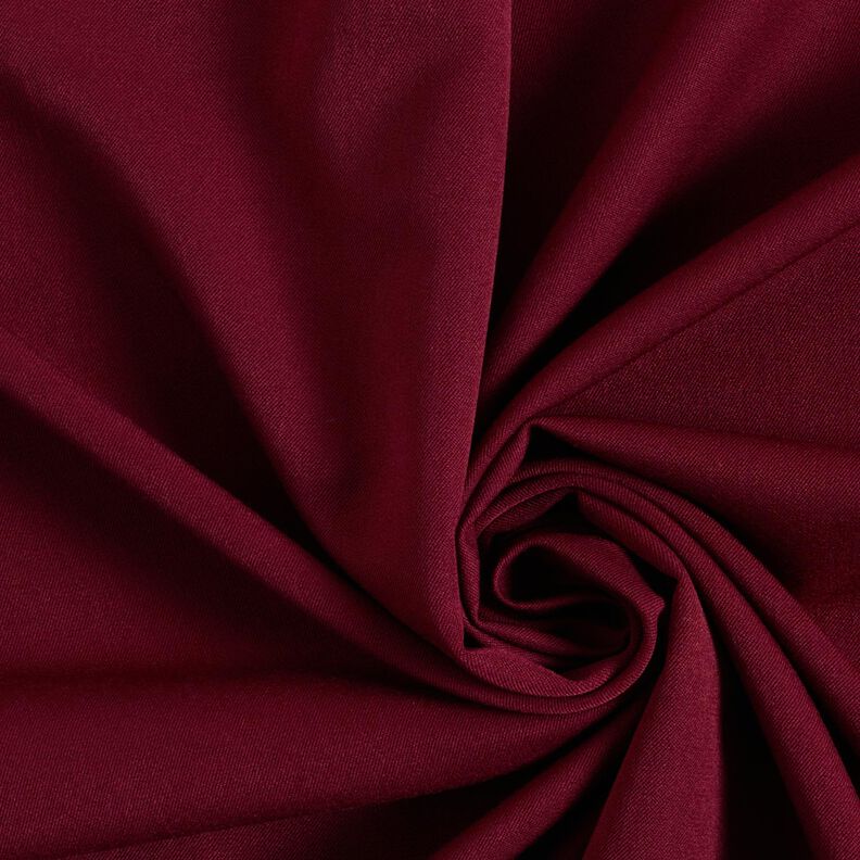 Bi-stretch gabardin – bordeauxrött,  image number 1
