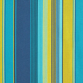 Outdoortyg Canvas Ränder – blå/senap, 