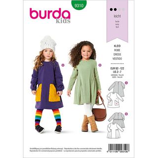 Klänning, Burda 9310 | 92-122, 