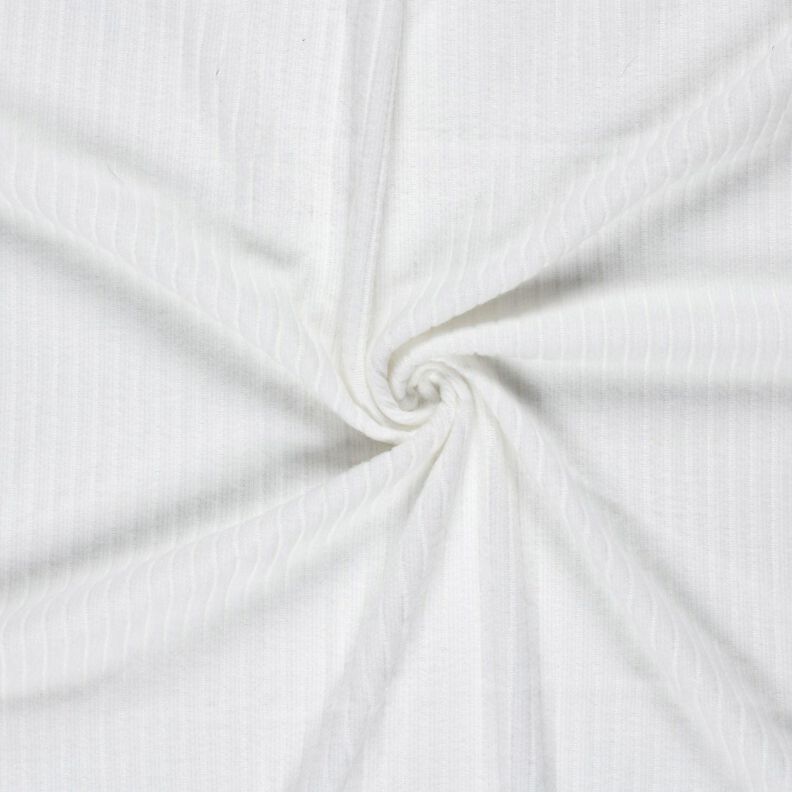 supermjuk ribbstickad enfärgad – vit, image number 3