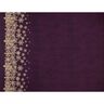 French Terry Sommarsweat isblommor Brodyrtyg | Glitzerpüppi – aubergine/gammalguld,  thumbnail number 1