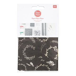 Paper Patch Set Kransar | Rico Design – svart, 