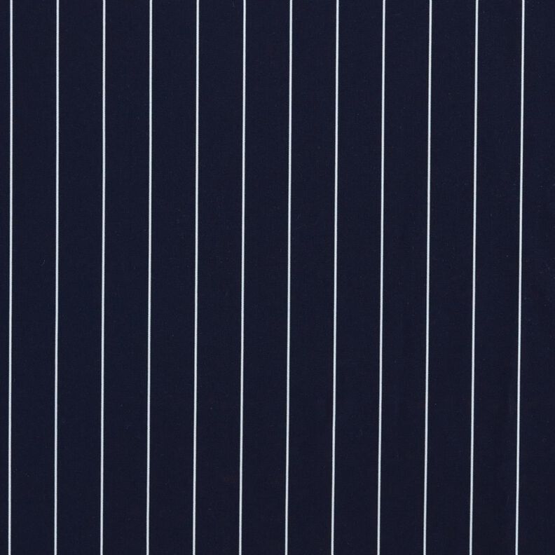 stretchigt byxtyg med kritstrecksränder – nattblå/vit,  image number 1