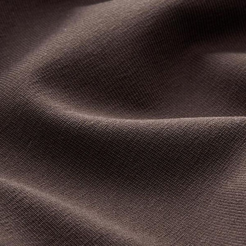 Bomullsjersey medium enfärgad – svartbrunt,  image number 4