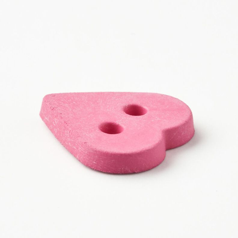Hjärtknapp [Ø 15 mm] – pink,  image number 2