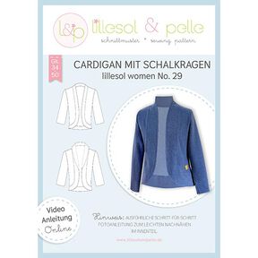 Cardigan med sjalkrage, Lillesol & Pelle No. 29 | 34 - 50, 