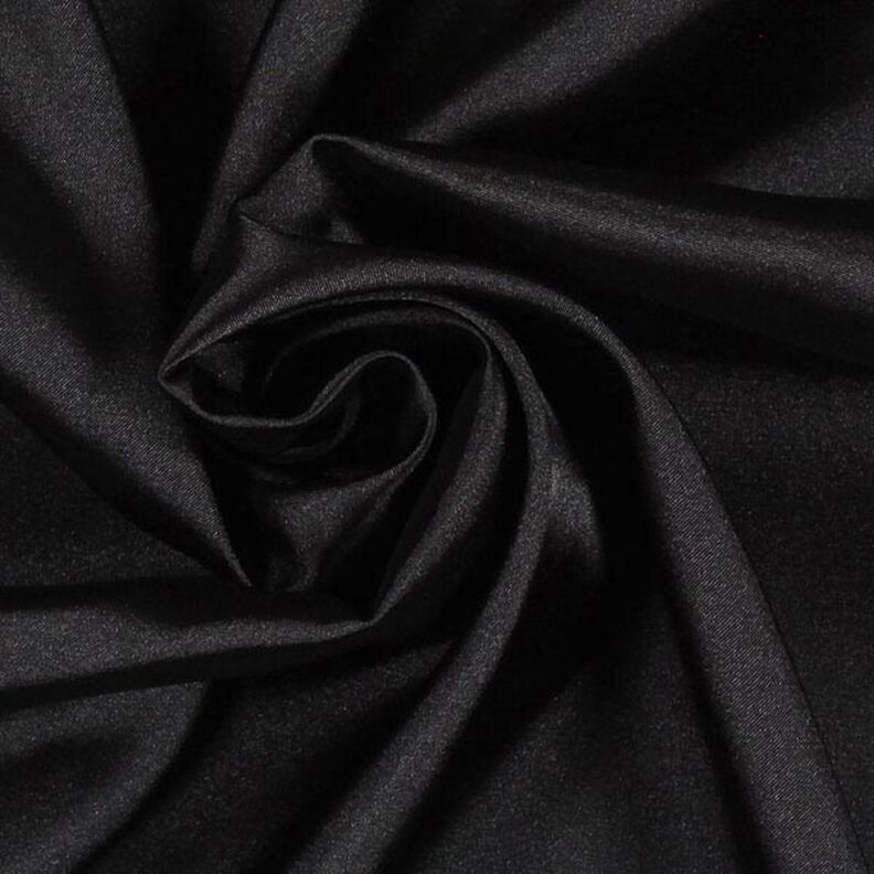 Stretch Satin – svart,  image number 2