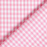Bomullstyg Vichy rutig 0,5 cm – rosa/vit,  thumbnail number 4