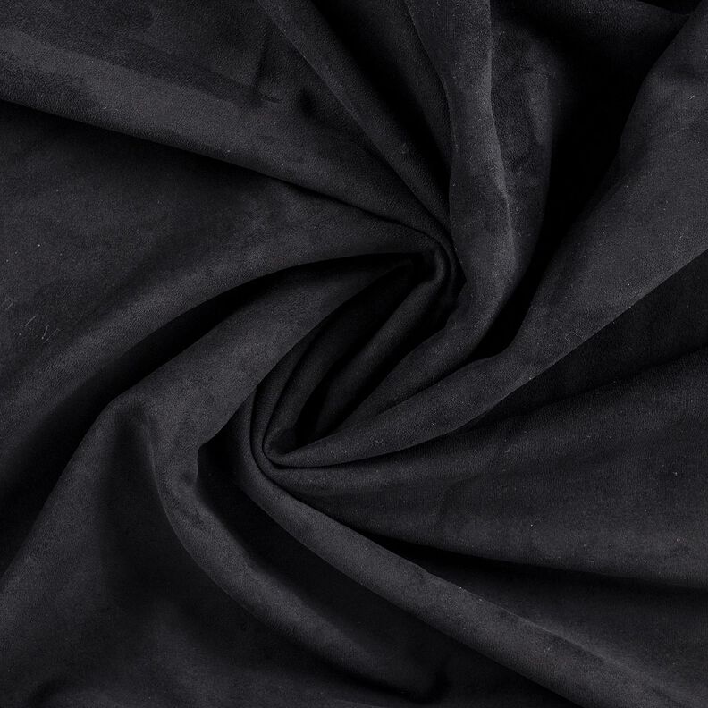 velour med sherpafoder på baksidan – svart,  image number 1