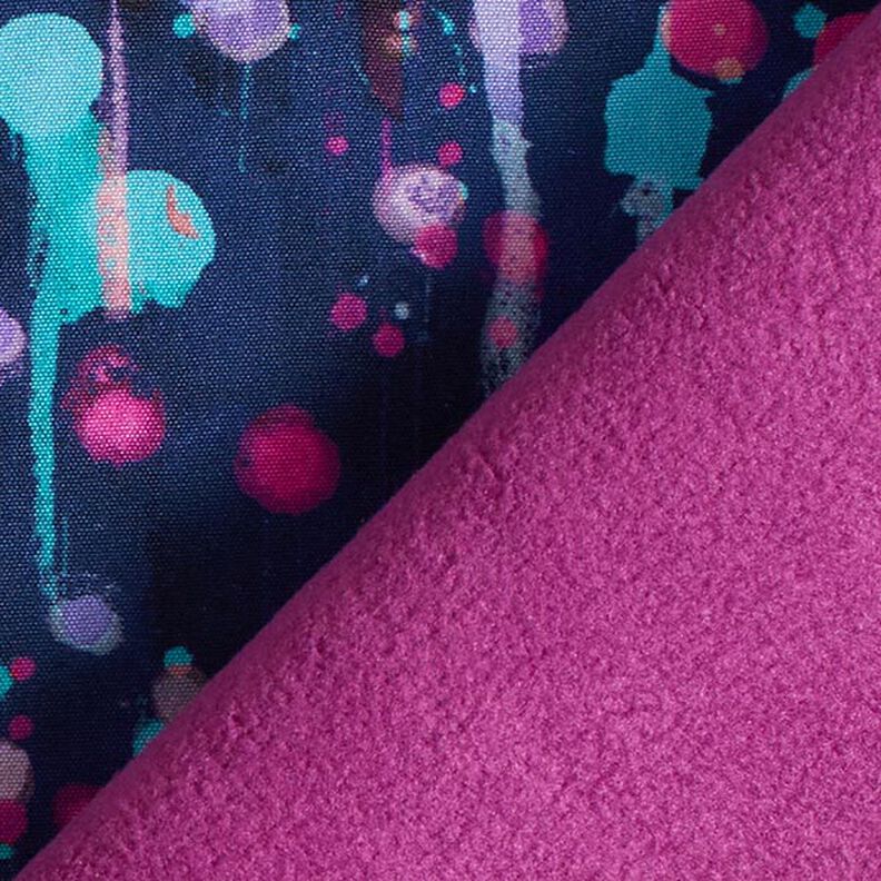 Softshell springande prickar Digitaltryck – marinblått/intensiv rosa,  image number 5