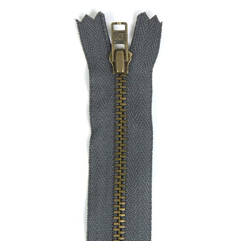 Blixtlås inte delbart | Metall antik (182),  image number 1