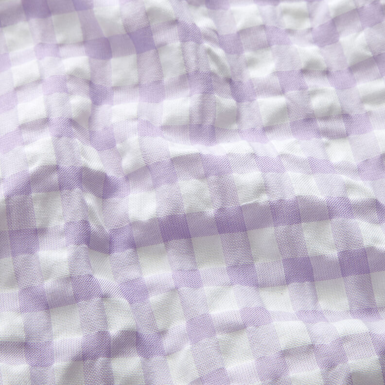 Bäckebölja stora vichyrutor – vit/pastellfläder,  image number 2
