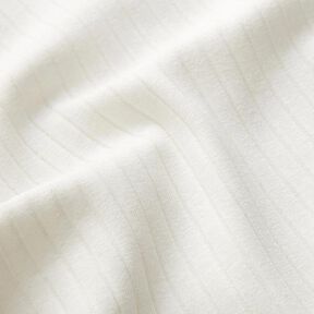 Ribbad jersey Enfärgad – yllevit, 