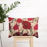 Outdoortyg Canvas Vallmoblommor – beige/kaminrött,  thumbnail number 8
