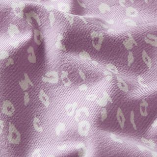 Bomullsjersey mini leopard – fläder, 