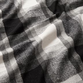 Jacktyg i flanell rutigt | Katia Fabrics – dimgrå/gammalt silver, 