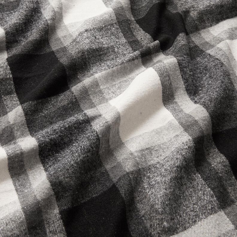 Jacktyg i flanell rutigt | Katia Fabrics – dimgrå/gammalt silver, image number 2