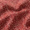 Stoppningstyg färgglad bouclé-look – bordeauxröd/kräm,  thumbnail number 2