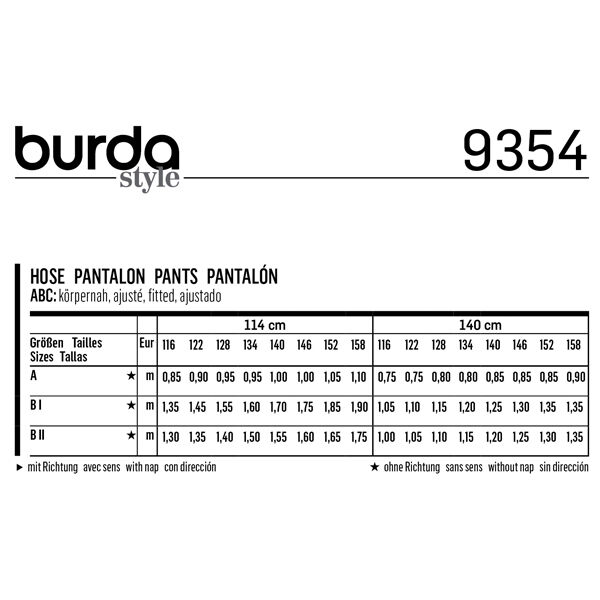 Barnbyxor | Shorts, Burda 9354 | 116 - 158,  image number 6