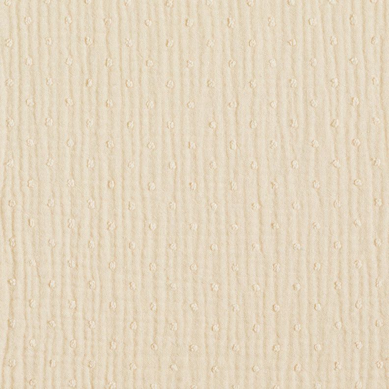 Muslin/Dubbel-krinkelväv dobby – natur,  image number 1