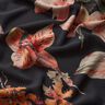 Crepe chiffong blommålning – svart,  thumbnail number 2